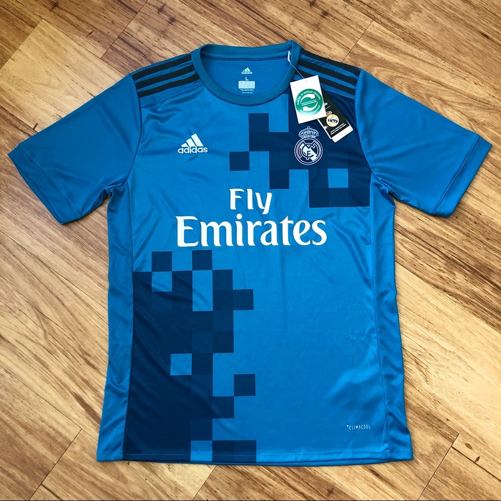 NWT ADIDAS | Men’s Real Madrid Cristian Ronaldo 2017-2018 3rd Jersey (L)